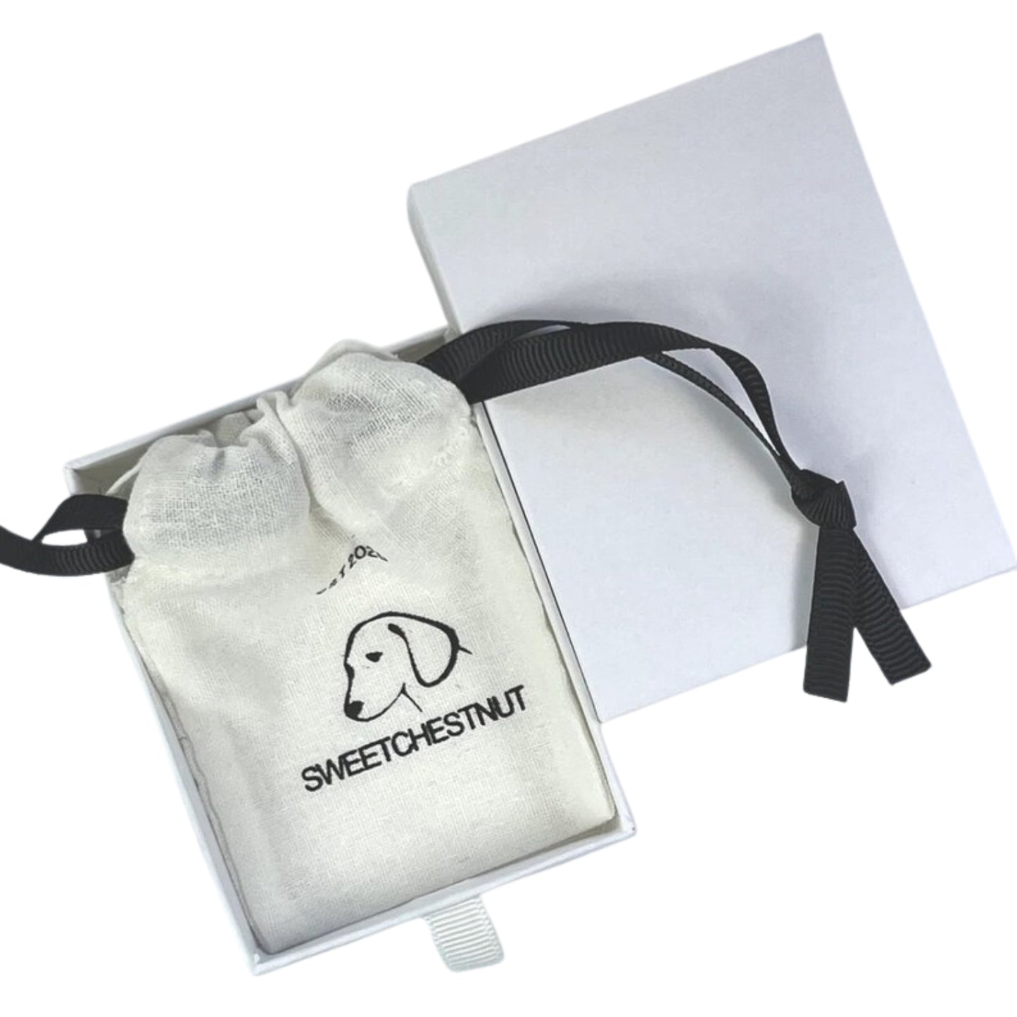 Best Friends Bone Pendant Matching Owner Necklace And Dog Tag Set