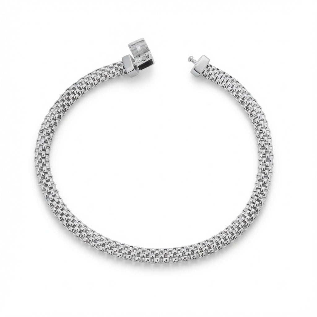 925 Sterling Silver Mesh Bracelet