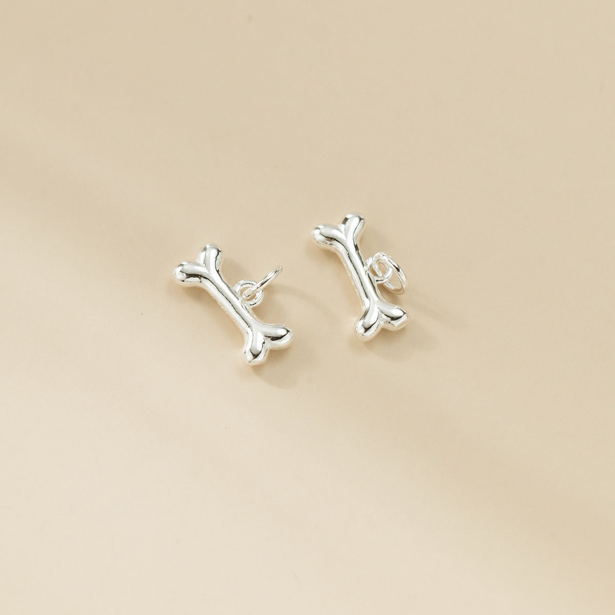 Sterling Silver Dog Bone Charm Pendant