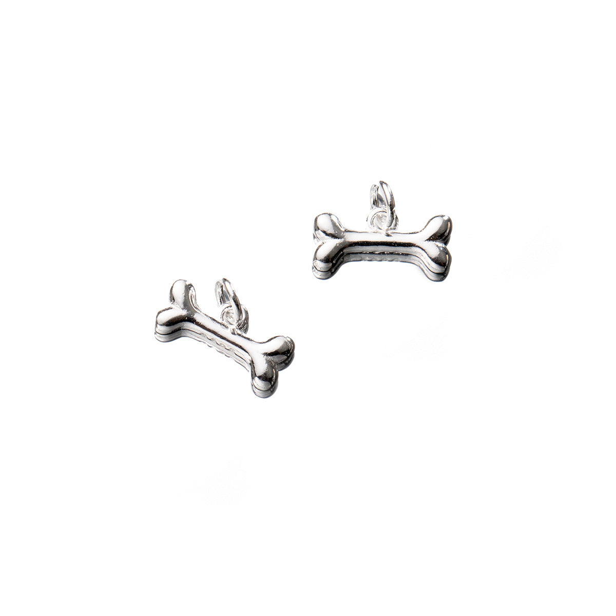 Sterling Silver Dog Bone Charm Pendant